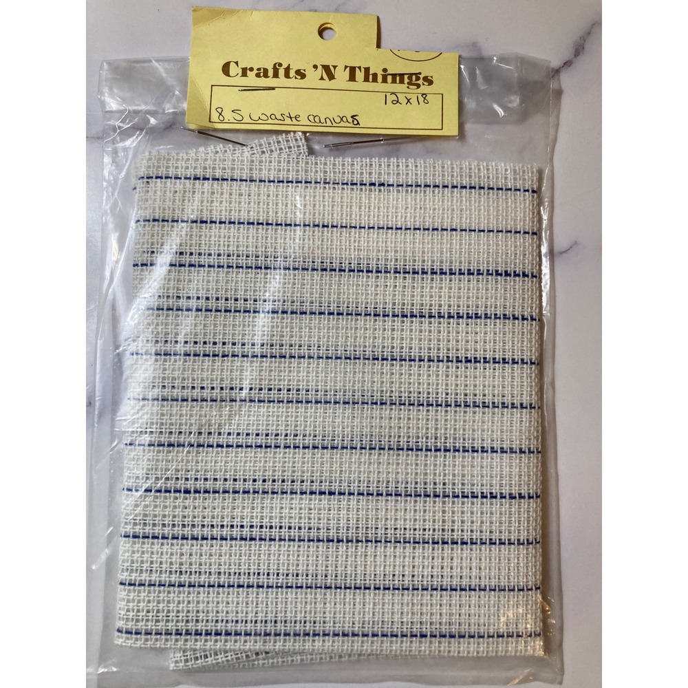 Crafts N Things 12x18 Waste Canvas Needlepoint Rug Hooking Crafts